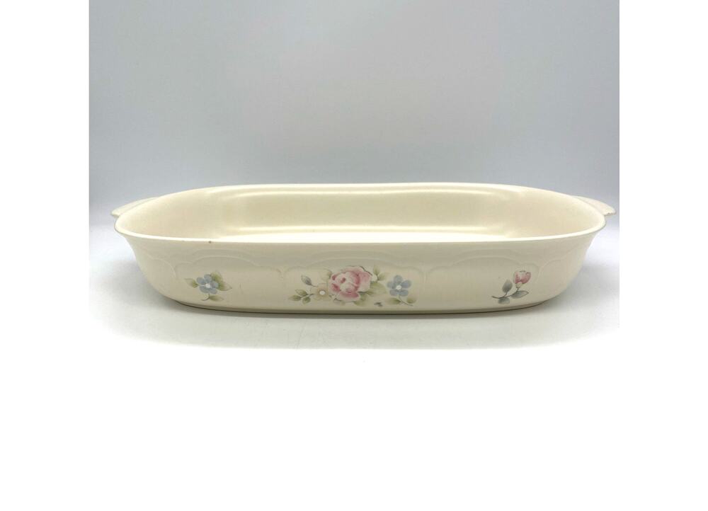Pfaltzgraff Tea Rose 236 Rectangular Baker 2 Quart 14" x 8.75"